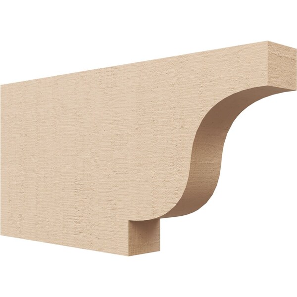 Ekena Millwork 2in. W x 8in. H x 16in. L Newport Woodgrain TimberThane Rafter Tail, Primed Tan RFTUR02X08X16NEWRCPR - main